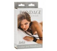 Ошейник с наручниками Bondage Collection Collar and Wristbands One Size 1058-01Lola