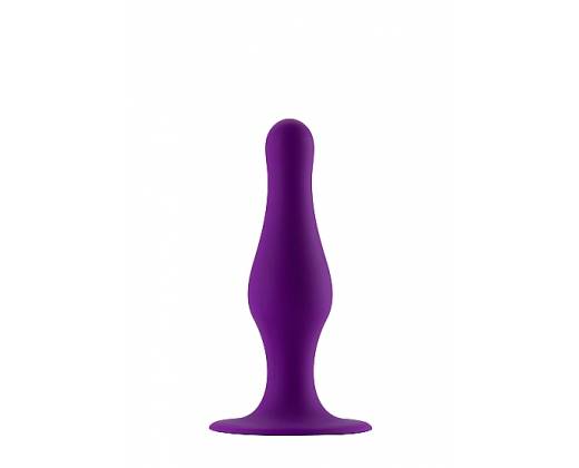 Анальная пробка Butt Plug with Suction Cup Smalll Purple SH-SHT385PUR