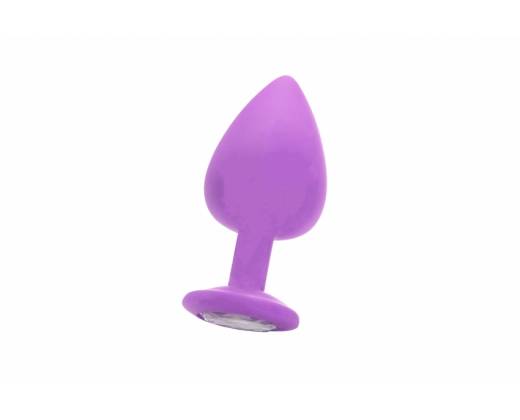 Анальная пробка OUCH! Extra Large Diamond Butt Plug Purple SH-OU183PUR