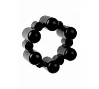 Эрекционное кольцо с вибрацией Sixshot - Black SH-SHT126BLK