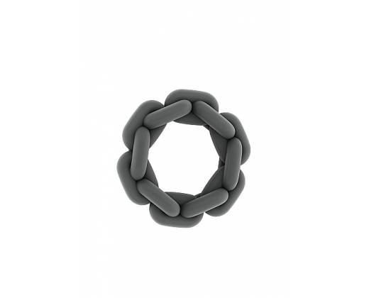 Эрекционное кольцо SONO №6 Grey SH-SON006GRY