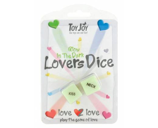 Кубики для игр LOVE2LOVE GLOW IN THE DARK DICE 9899TJ