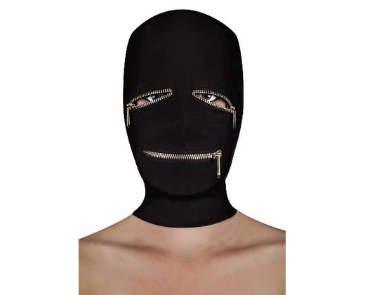 Маска на лицо Extreme Zipper Mask with Eye and Mouth Zipper SH-OU176BLK