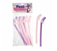 Набор трубочек для коктейля в форме пениса Penis Straws(8шт) 2424-20CDSE