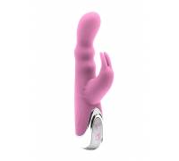 Вибратор Hi-Tech Silicone Bunny Pink SH-SHT232PNK