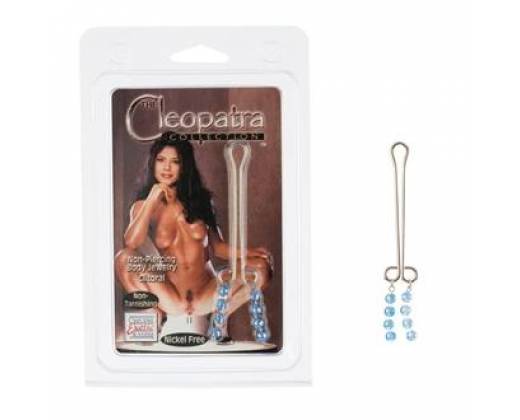 Зажим на половые губы Cleopatra Clit-Pearl Blue 2621-12CDSE