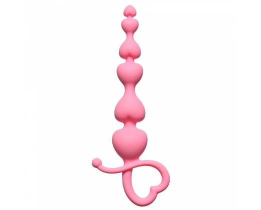 Анальная цепочка Begginers Beads Pink 4102-01Lola