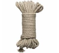 Бондажная пеньковая верёвка Kink Bind & Tie Hemp Bondage Rope 30 Ft - 9,1 м.