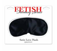 Черная сатиновая маска Satin Love Mask