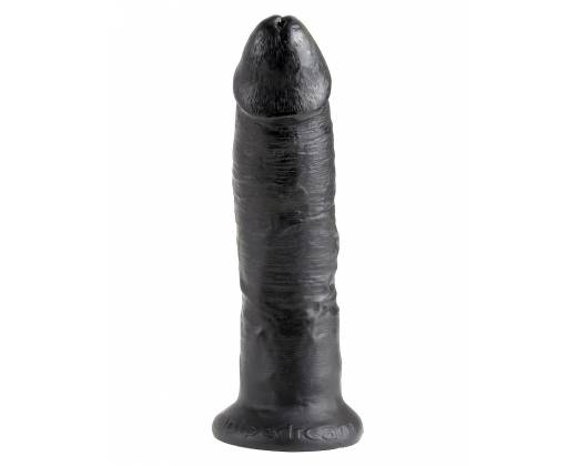 Чёрный фаллоимитатор 9" Cock - 22,9 см.