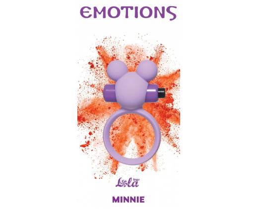 Эрекционное виброколечко Emotions Minnie Purple 4005-01Lola