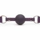 Фиолетовый кляп-шар Cherished Collection Leather Ball Gag