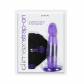 Фиолетовый страпон Climax Strap-on Purple Ice Dong & Harness set - 17,8 см.