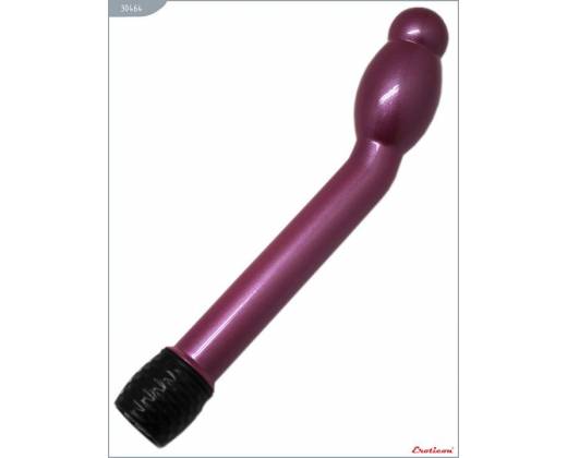 Фиолетовый вибратор Boy Friend с утолщением на кончике - 16 см.