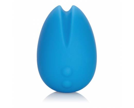 Голубой вибромассажер Mini Marvels Silicone Marvelous Eggciter
