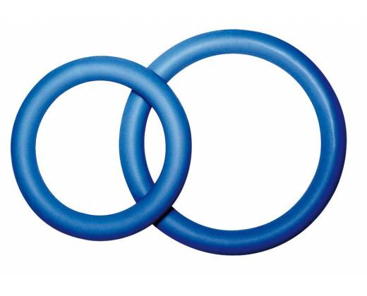 Комплект из двух синих эрекционных колец разного размера PROTENZduo