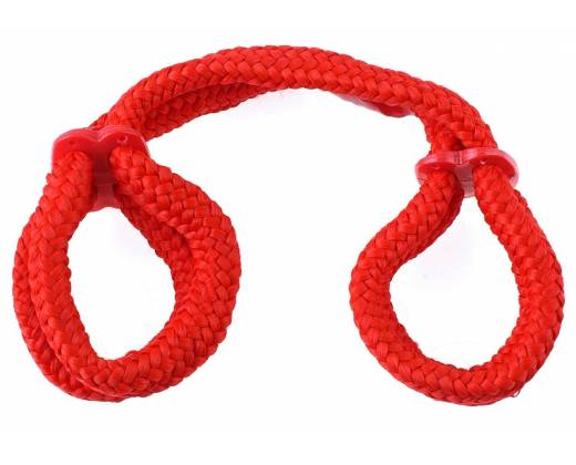 Красная шелковая веревка FF LOVE CUFFS RED