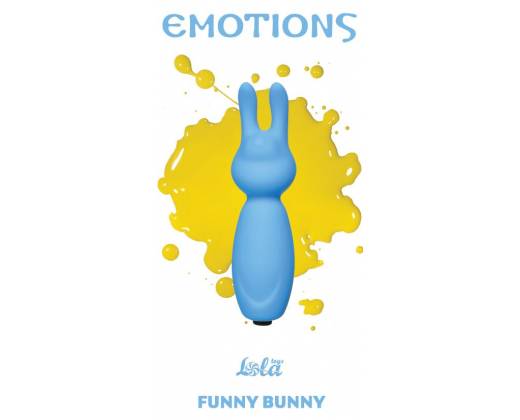 Мини вибратор Emotions Funny Bunny blue 4007-01Lola