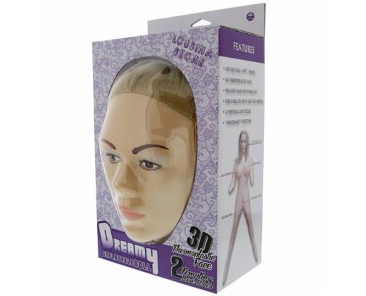 Надувная секс-кукла с реалистичным личиком LOUSINA STONE DOLL