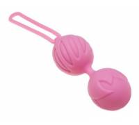 Нежно-розовые вагинальные шарики Geisha Lastic Ball S