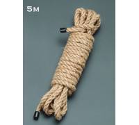 Пеньковая верёвка для бондажа - 5 м.