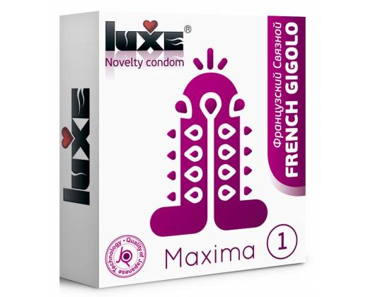 Презерватив Luxe Maxima WHITE Французский Связной - 1 шт.