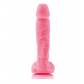 Розовый фаллоимитатор, светящийся в темноте, Firefly 5" Pleasures Dildo - 17 см.