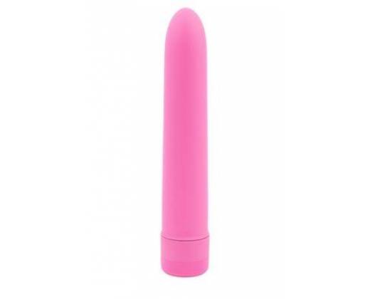 Розовый вибромассажер Climax Silk 7.5" Vibe - 19 см.
