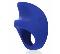 Синее эрекционное кольцо с вибрацией Pino Federal Blue