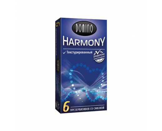 Текстурированные презервативы Domino Harmony - 6 шт.