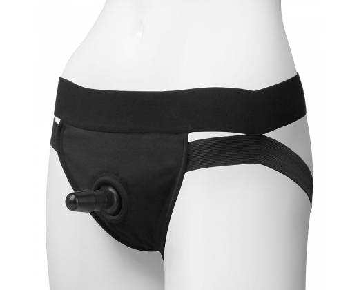 Трусики с плугом Vac-U-Lock Panty Harness with Plug Dual Strap - L/XL