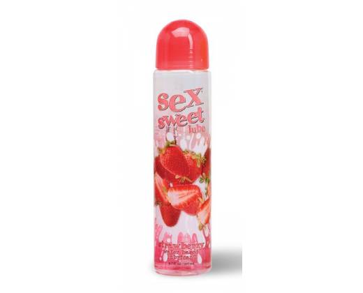 Вкусовой лубрикант с ароматом клубники Sex Sweet Lube - 197 мл.