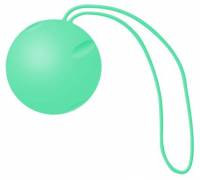 Зеленый вагинальный шарик Joyballs Trend Single