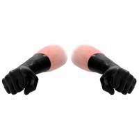 Черные латексные перчатки для фистинга Latex Short Glove