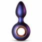 Фиолетовая анальная вибропробка Deep Space с кольцом-держателем - 12,7 см