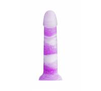 Фиолетовый фаллоимитатор Neil - 18 см