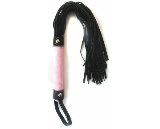 Розово-черная плетка Notabu - 46 см.