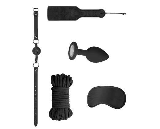 Черный игровой набор Introductory Bondage Kit №5
