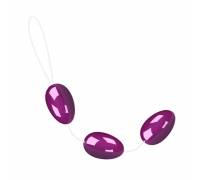 Фиолетовые анальные шарики на связке