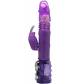 Фиолетовый вибратор ANDROID ALIEN с жемчужинами - 29 см.