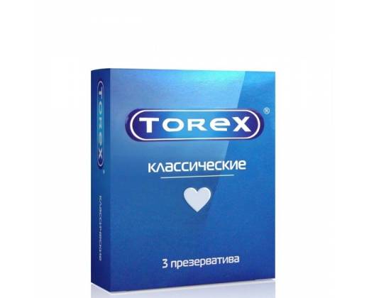 Гладкие презервативы Torex "Классические" - 3 шт.