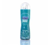 Интимная гель-смазка DUREX Play Tingle с эффектом “морозного покалывания - 50 мл.