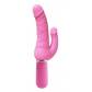 Розовый вибратор Levina Double Penis - 21,5 см