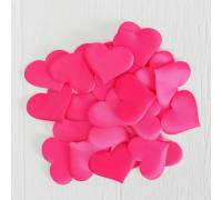 Набор розовых декоративных сердец - 25 шт.