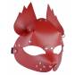 Красная кожаная маска "Белочка"