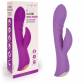 Фиолетовый вибромассажер-кролик 5" Silicone Ripple Passion - 19,1 см.