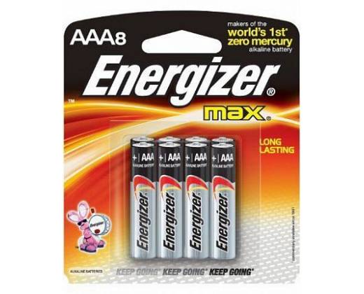 Батарейки Energizer MAX AAA/LR03 1,5V - 8 шт.