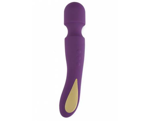 Фиолетовый wand-вибромассажёр Zenith Massager - 23 см.