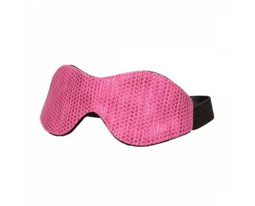 Розово-черная маска на резинке Tickle Me Pink Eye Mask