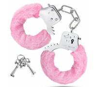 Розовые игровые наручники Cuffs